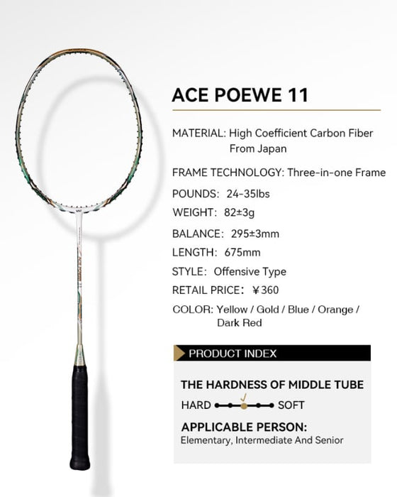 Badminton Racket - VS Ace Power 11